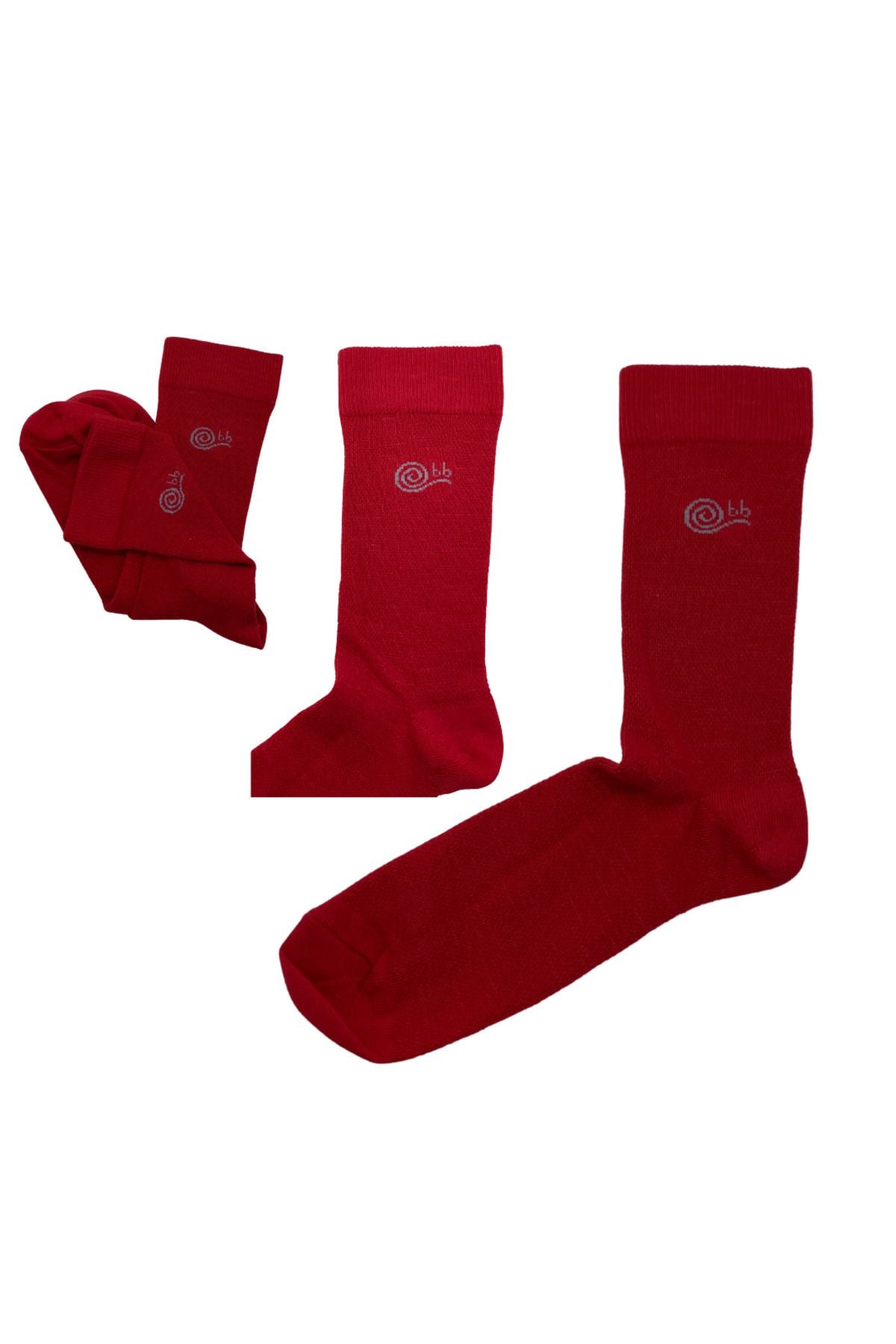 Flexible und bequeme Socken Rot