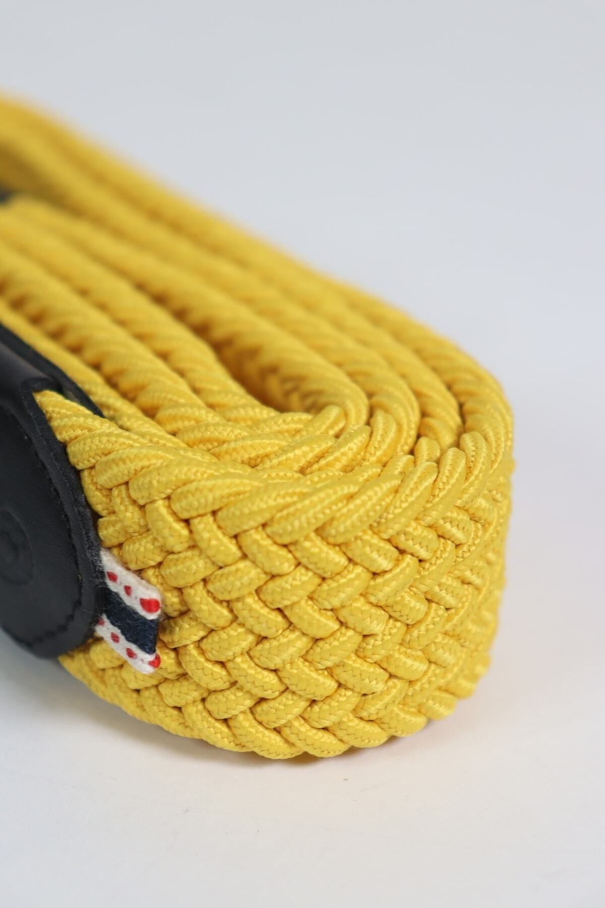 Elastischer Strickgürtel Unisex Gelb