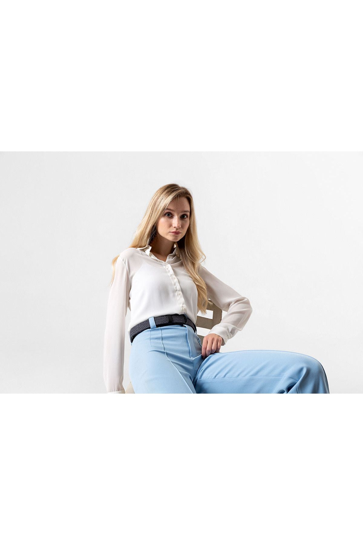 Elastic Knit Unisex Belt Anthracite