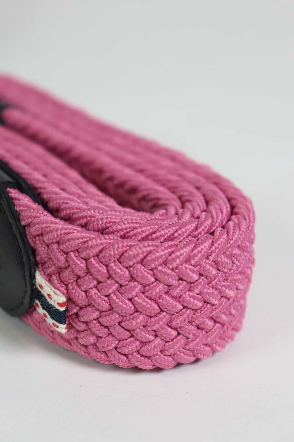 Elastischer Strickgürtel Unisex Rosa