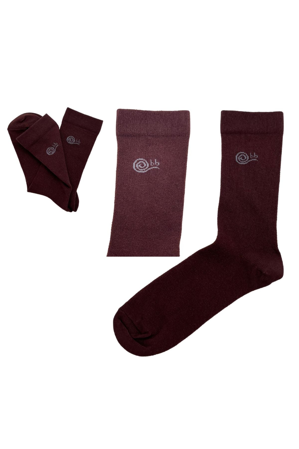 Flexible und bequeme Socken braun