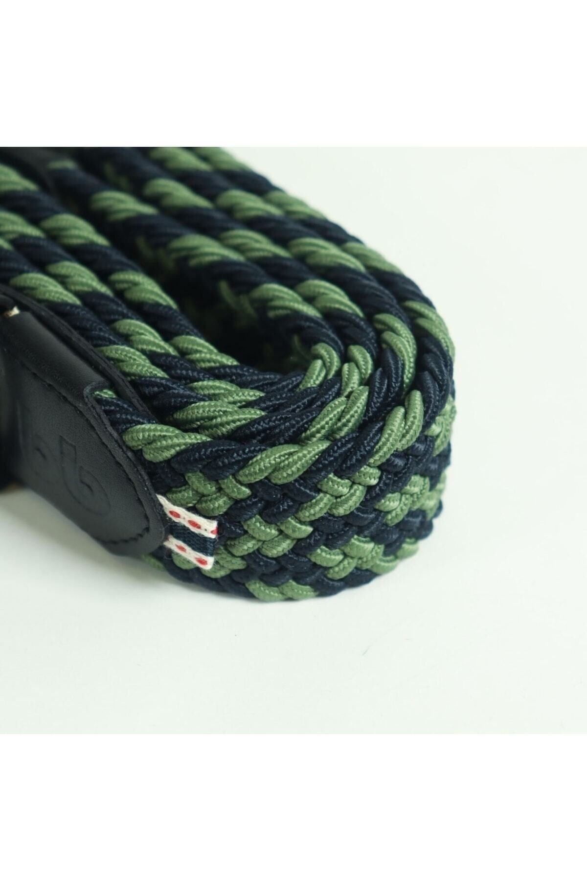 Elastischer Strickgürtel für Herren Khaki-Marine