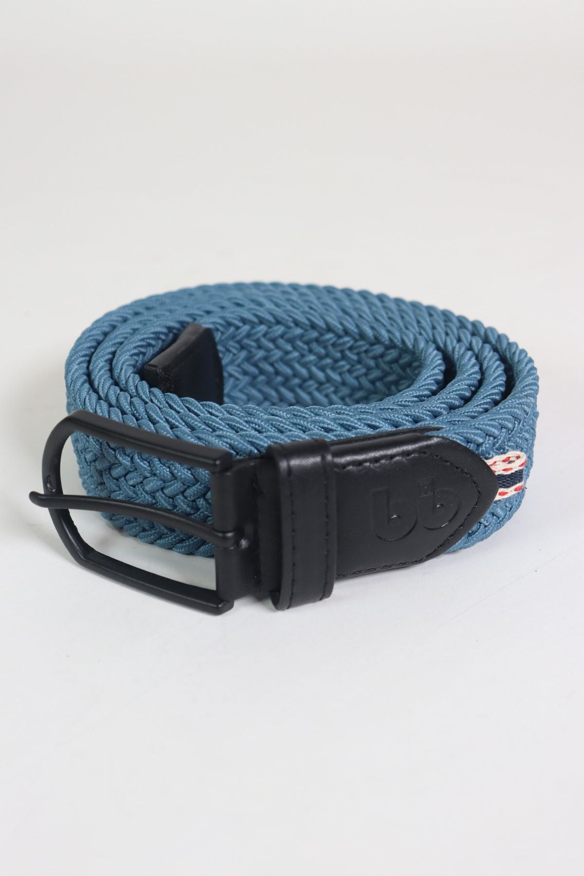 Elastic Knit Unisex Belt Light Indigo