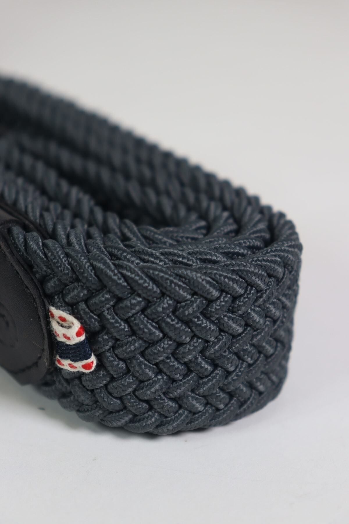 Elastic Knit Unisex Belt Anthracite
