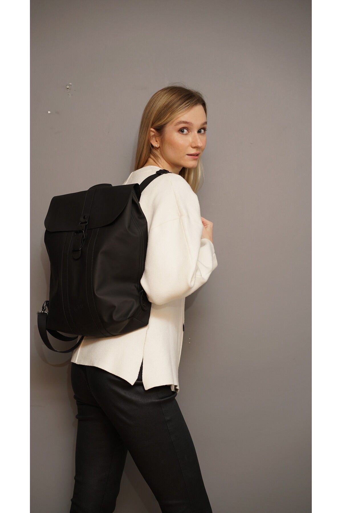 Black Backpack Hyena