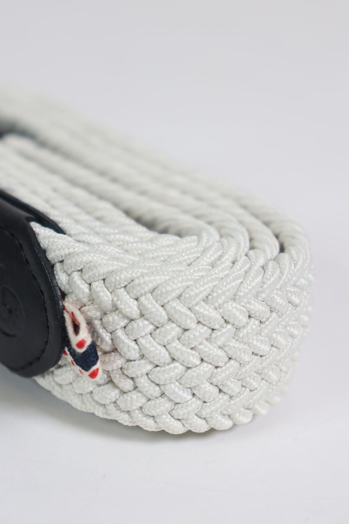 Elastischer Strickgürtel Unisex Ecru