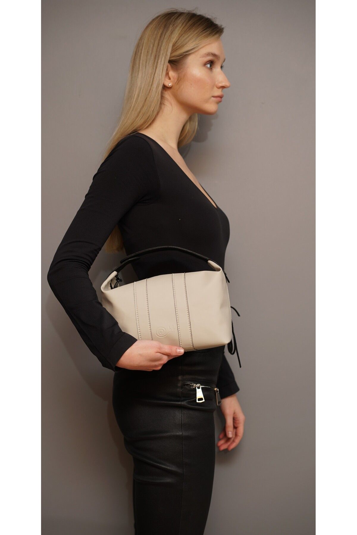 Cremefarbene Handtasche Koala