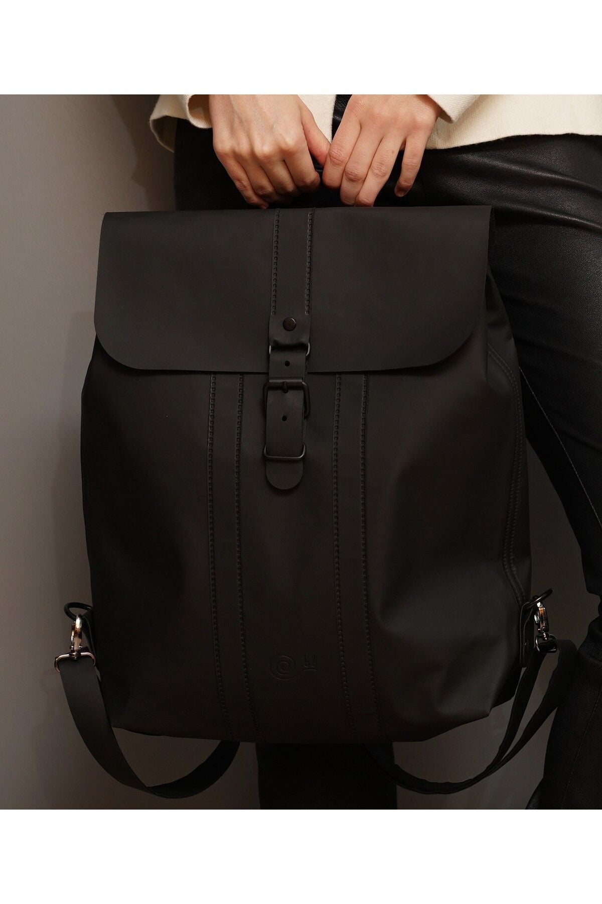 Black Backpack Hyena