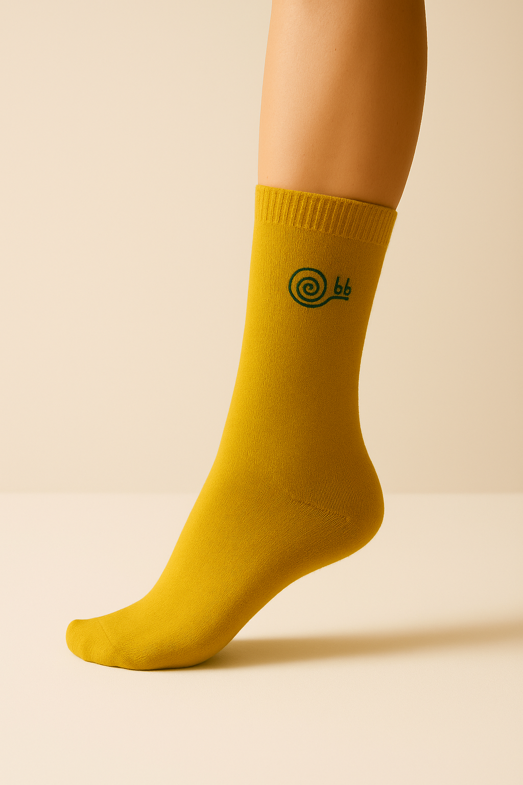 Flexible und bequeme Socken Gelb