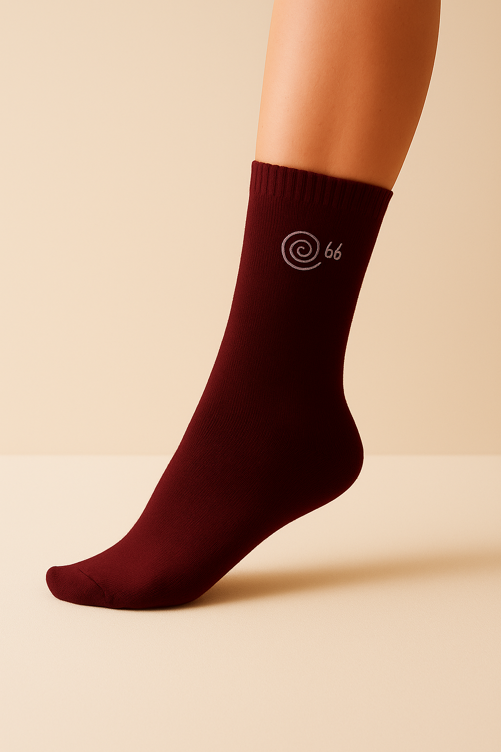 Flexible und bequeme Socken braun