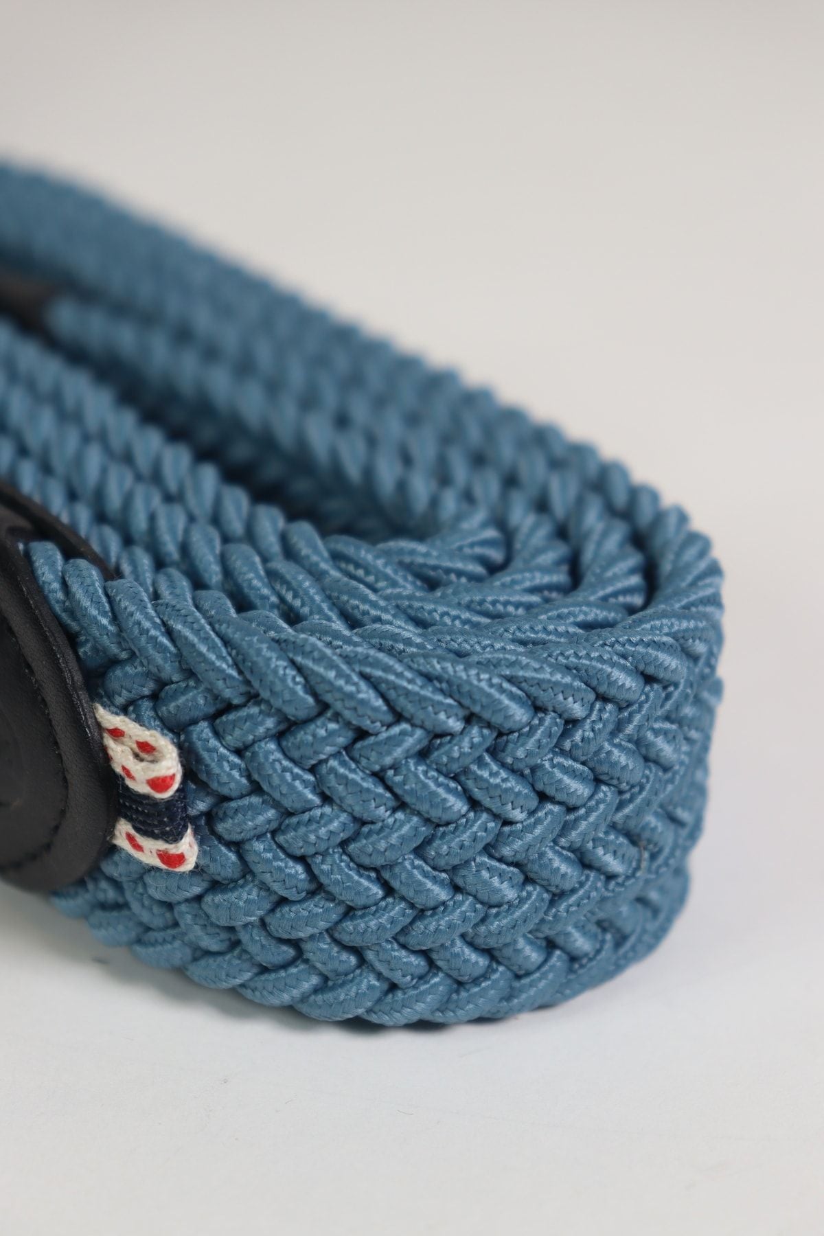 Elastic Knit Unisex Belt Light Indigo