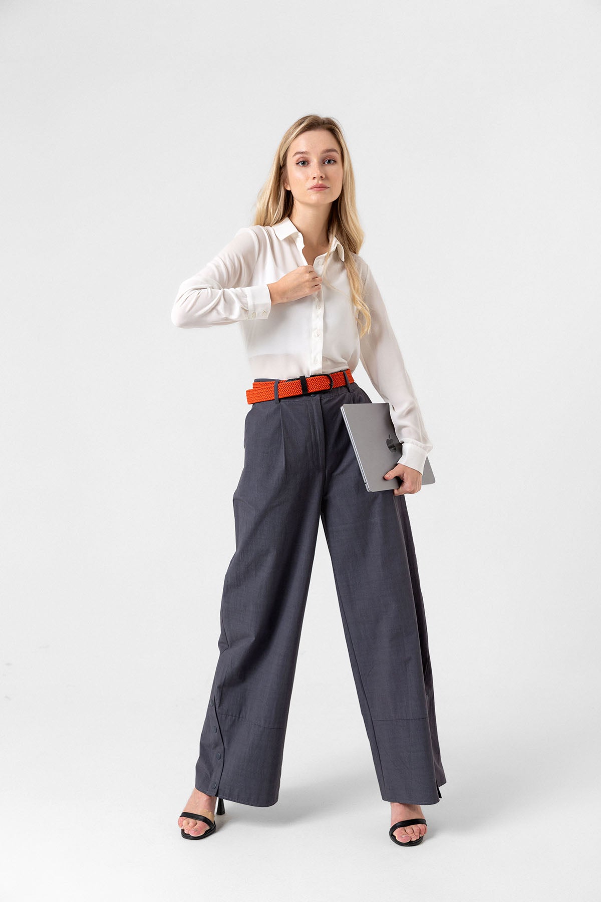 Elastischer Strick-Unisex-Gürtel Tile