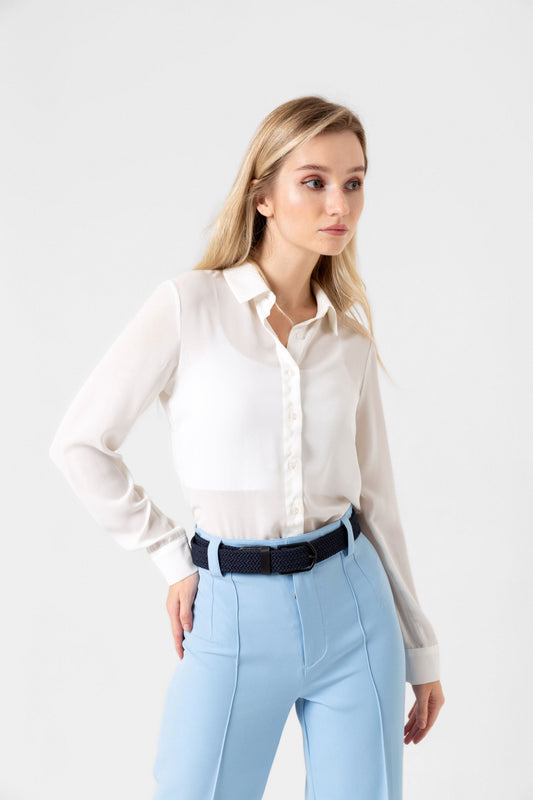 Elastik Örgü Unisex Kemer Lacivert