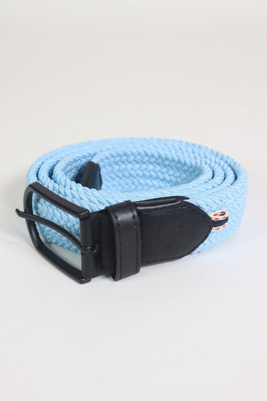 Elastischer Strick-Unisex-Gürtel Babyblau