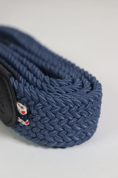 Elastischer Strick-Unisex-Gürtel Indigo