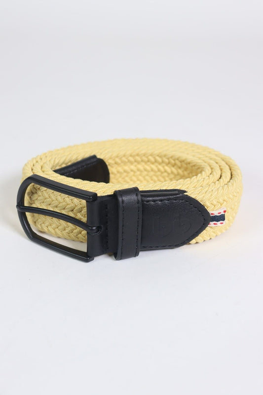 Elastischer Strickgürtel Unisex Gelb