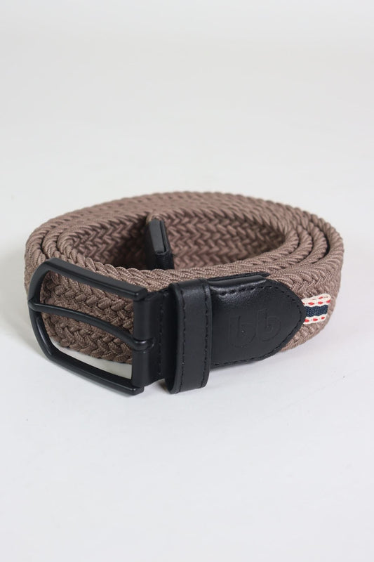Elastischer Strickgürtel Unisex Beige