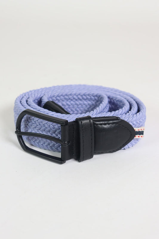 Elastischer Strick-Unisex-Gürtel Lila