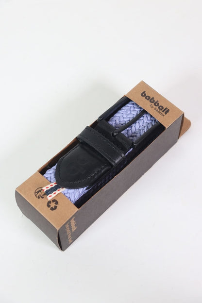 Elastischer Strick-Unisex-Gürtel Lila