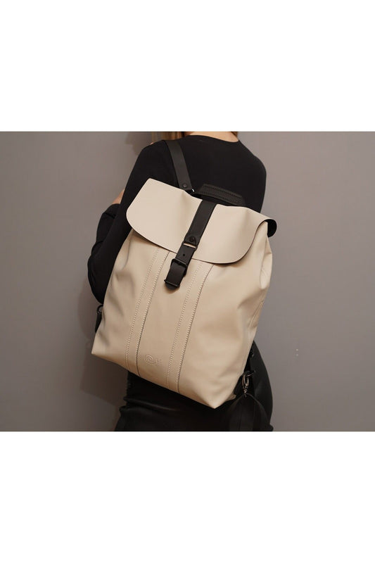 Creme Rucksack Hyäne