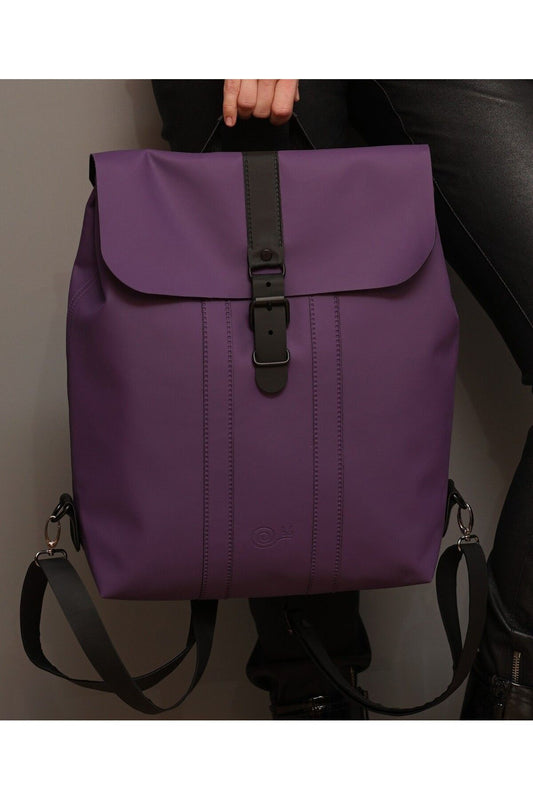 Lila Rucksack Hyäne