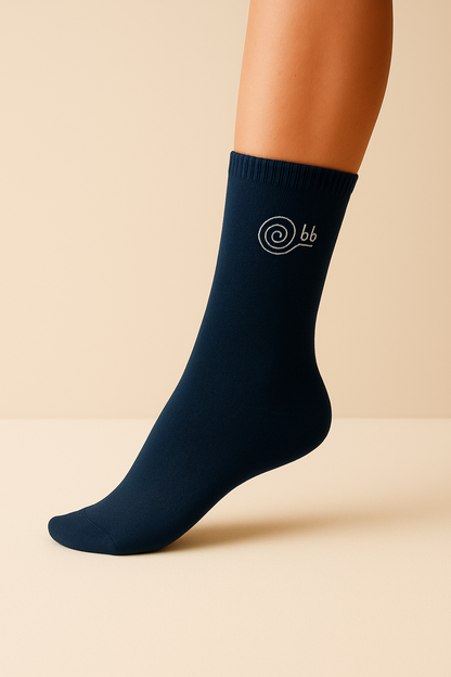 Flexible und bequeme Socken in Marineblau