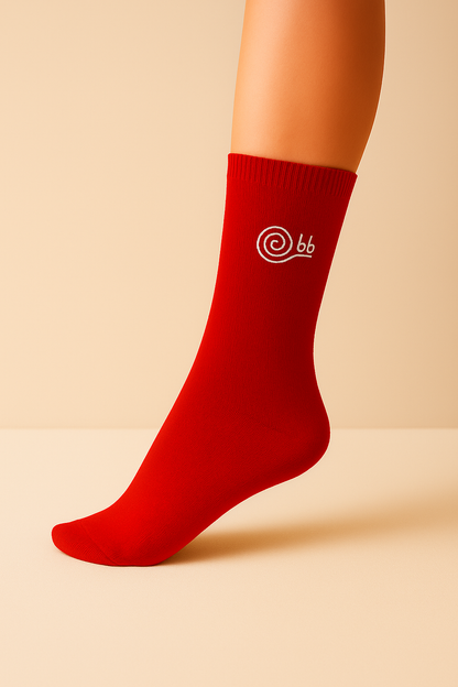 Flexible und bequeme Socken Rot
