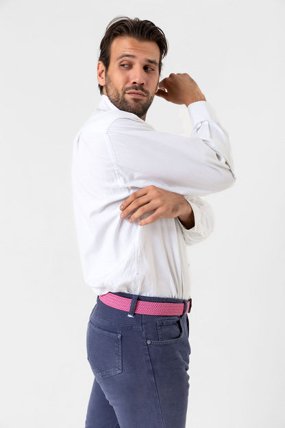 Elastischer Strickgürtel Unisex Rosa